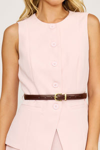 Anna Belted Vest