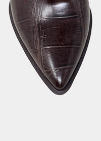 Vanessa Crocodile Heeled Boot