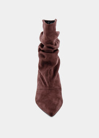 Venetia Slouchy Kitten Heel Boot
