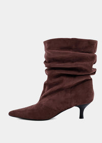 Venetia Slouchy Kitten Heel Boot