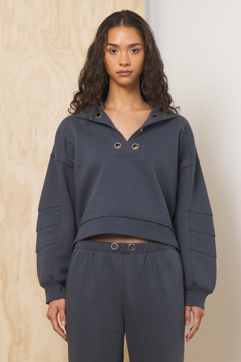 Grommet Sweatshirt