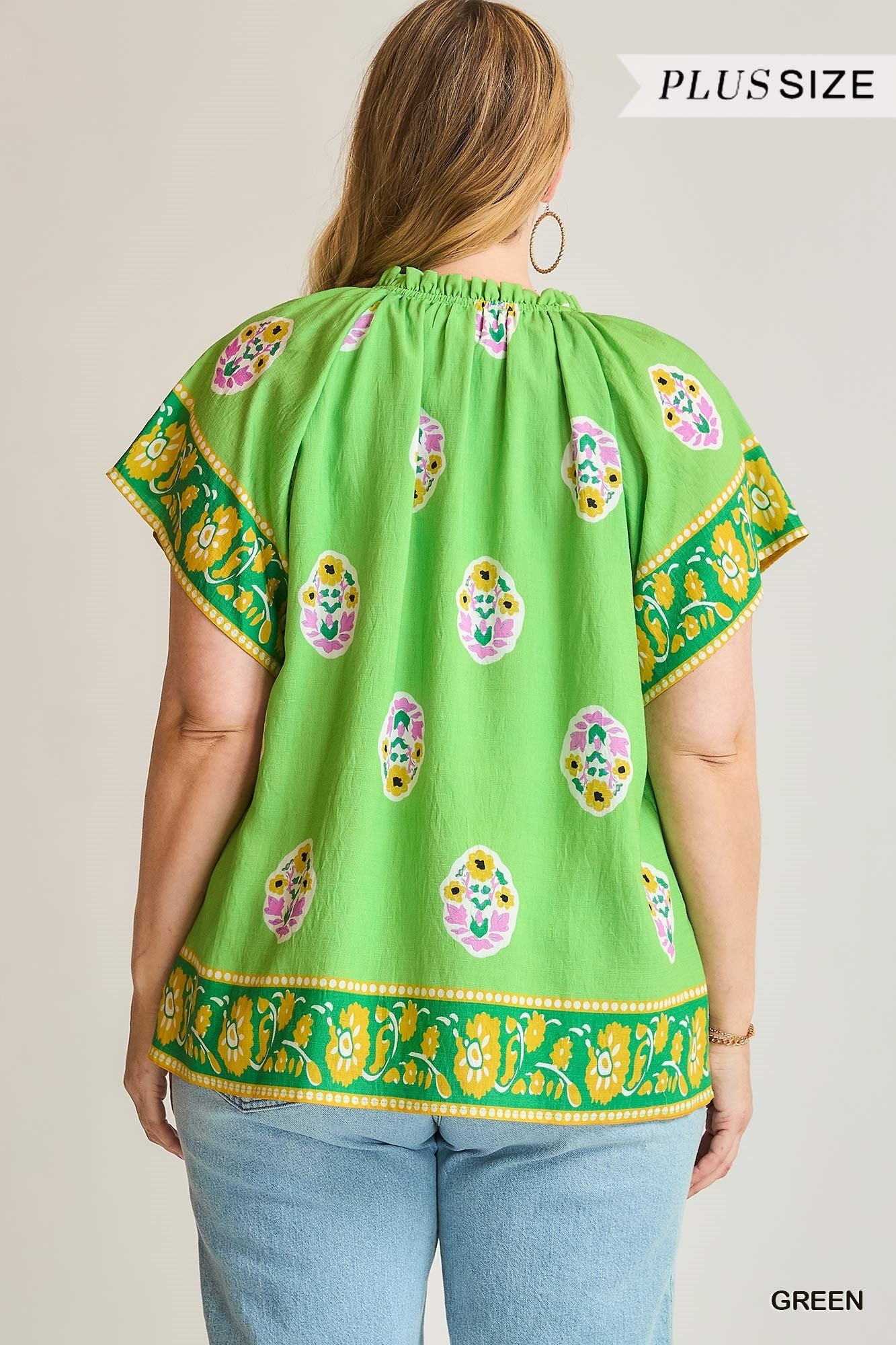 Boho Bloom Border Top