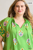 Boho Bloom Border Top
