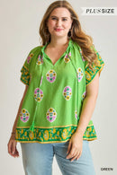 Boho Bloom Border Top