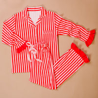 Peppermint Stripes Sweet Dreams Pajama Pants Set