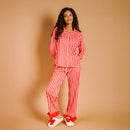 Peppermint Stripes Sweet Dreams Pajama Pants Set