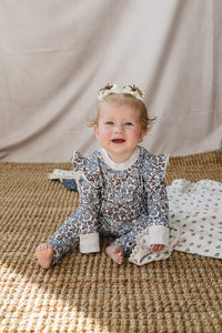 Blue Meadow Ruffle Terry Set