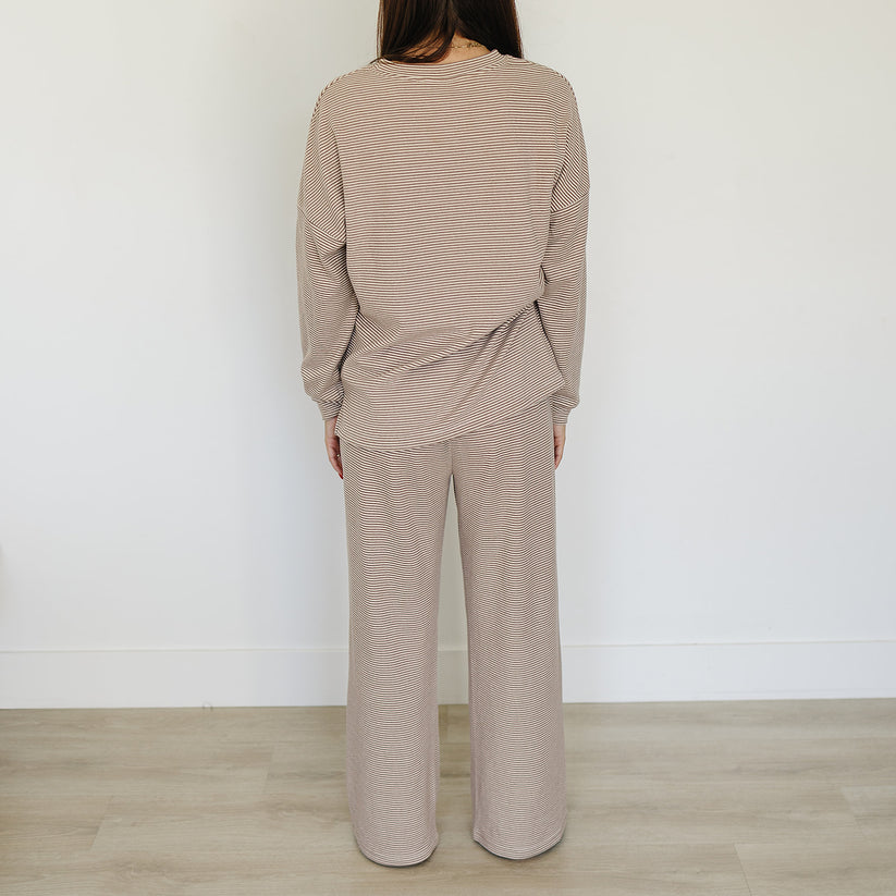Adult Striped Loungewear Set