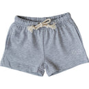 Grey Pocket Cotton Shorts