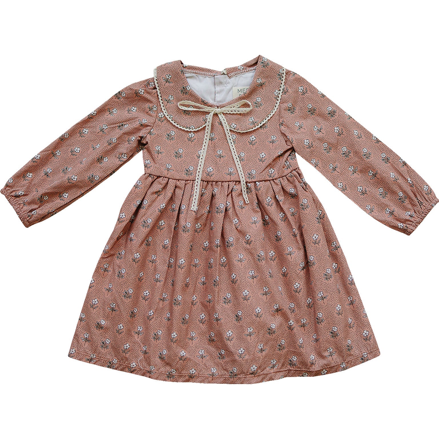 Vintage Pink Floral Dress