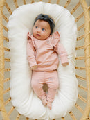 Ribbon Ruffle French Terry Set