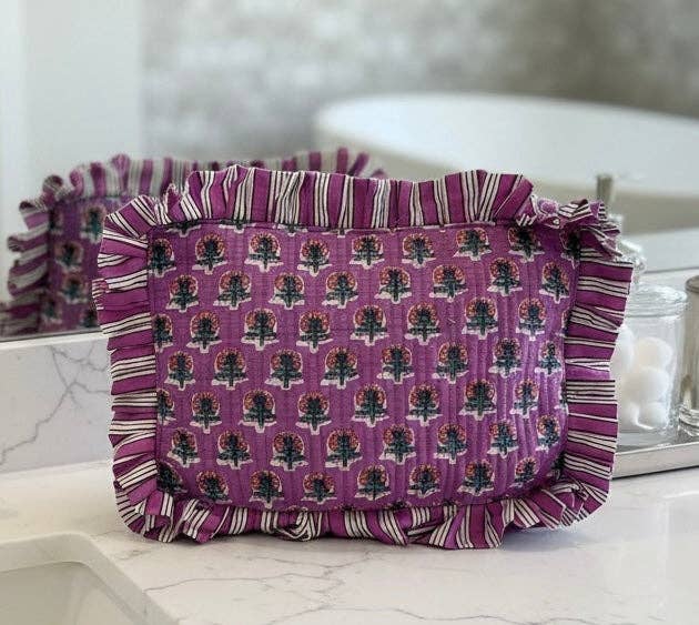 Purple Pop Cosmetic Bag