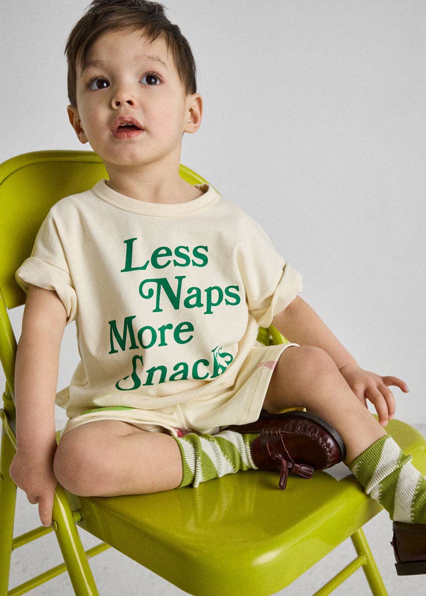 Less Naps More Snacks Oversized Tee