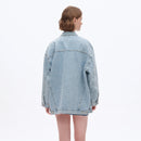 Oversized Embellished Denim Jacket