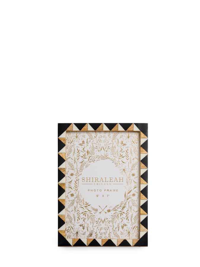 Roma 5" X 7" Triangle Pattern Picture Frame