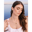 Shara 18K Gold Plated Cubic Zirconia Pendant Necklace