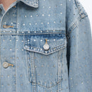 Oversized Embellished Denim Jacket