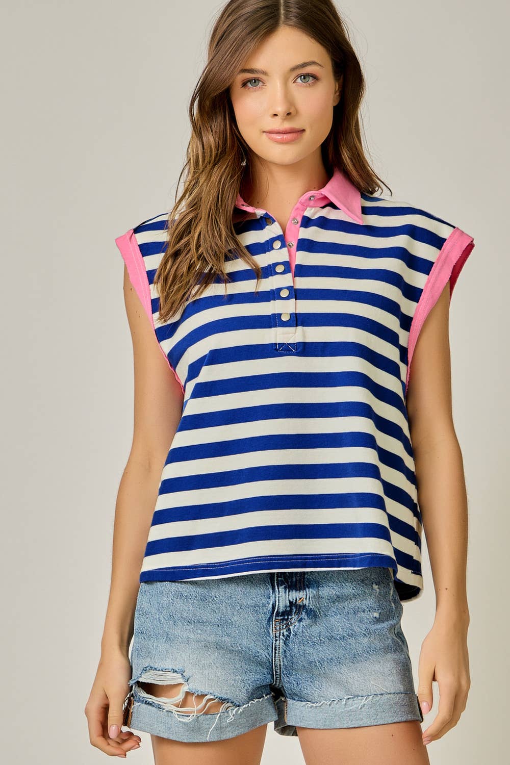 Stripe ColorBlock Tee