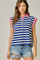 Stripe ColorBlock Tee