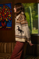 Shearling Collar Western Jacket