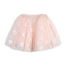 Sequin Floral Mesh Skirt