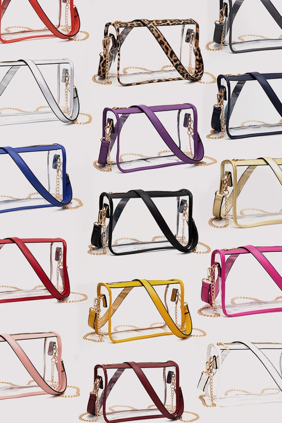 Clear Rectangle Stadium Bag