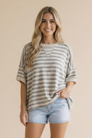 Striped Oversized Tee