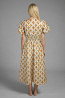 Petal Glow Maxi Dress