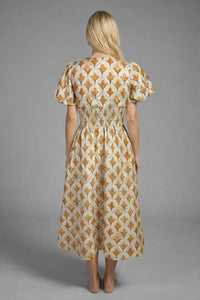 Petal Glow Maxi Dress