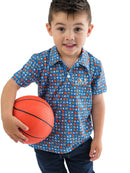 Boys All-Star Action Knit Short Sleeve Performance Polo