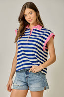 Stripe ColorBlock Tee