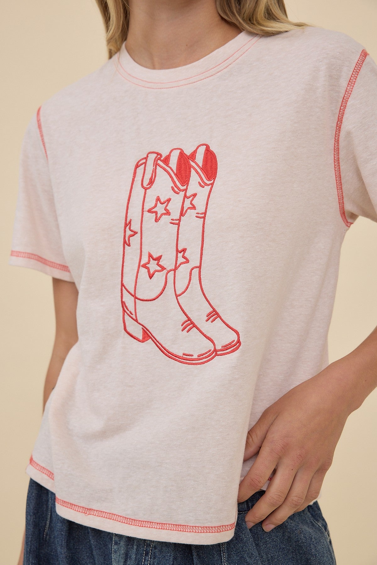 Boot Stitched Tee
