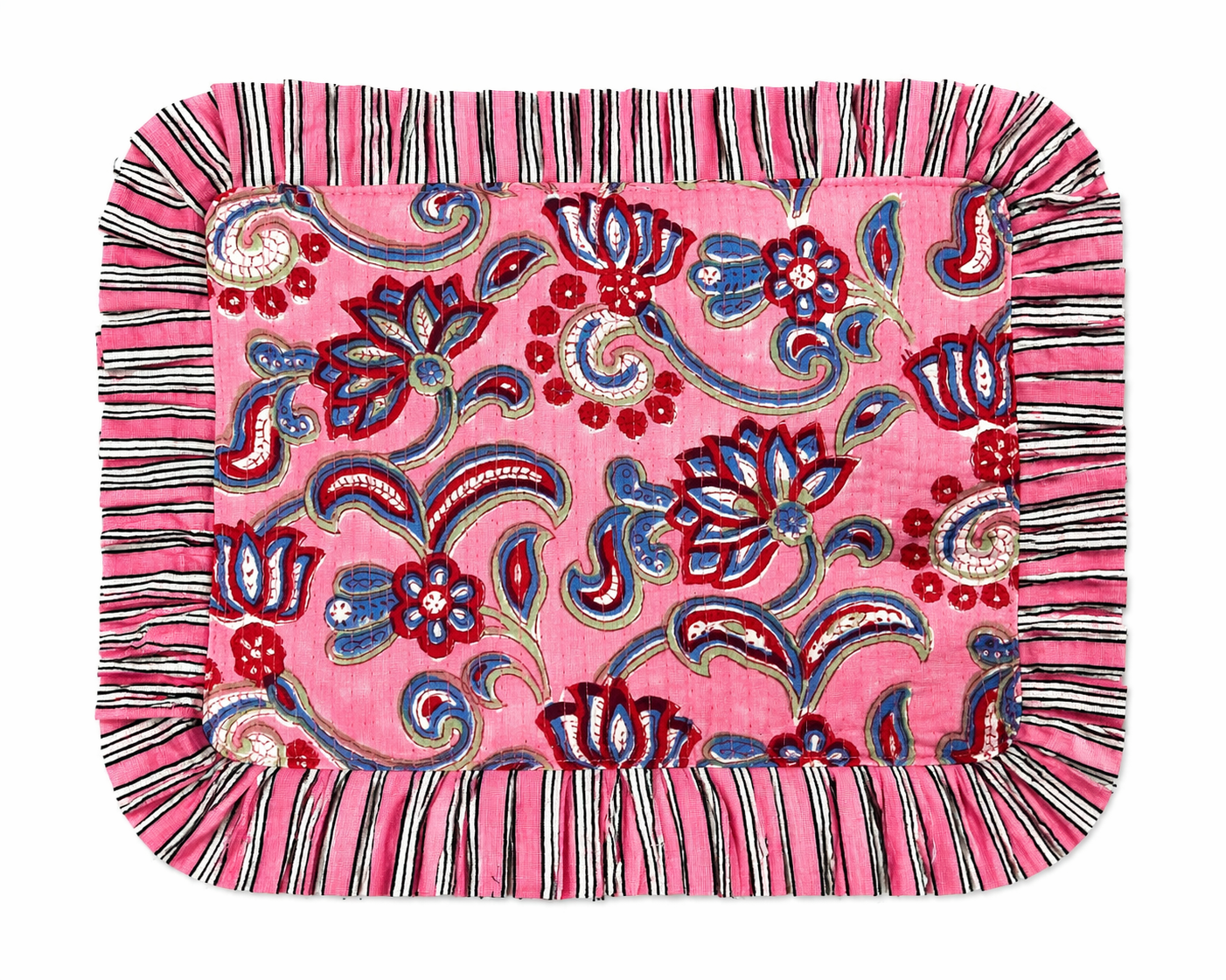 Pink Paisley Cosmetic Bag