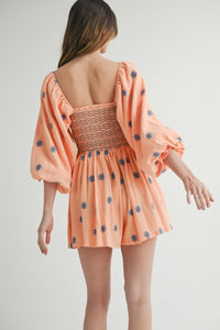 Floral Smocked Romper