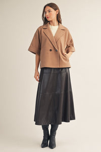 Double-Breasted Short Coat