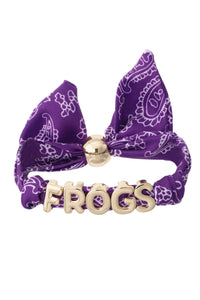 TCU Horned Frogs Bandana Slider Bracelet