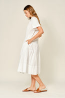 Cotton Midi Shirtdress