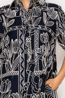 Selene Stitch Shirt Dress