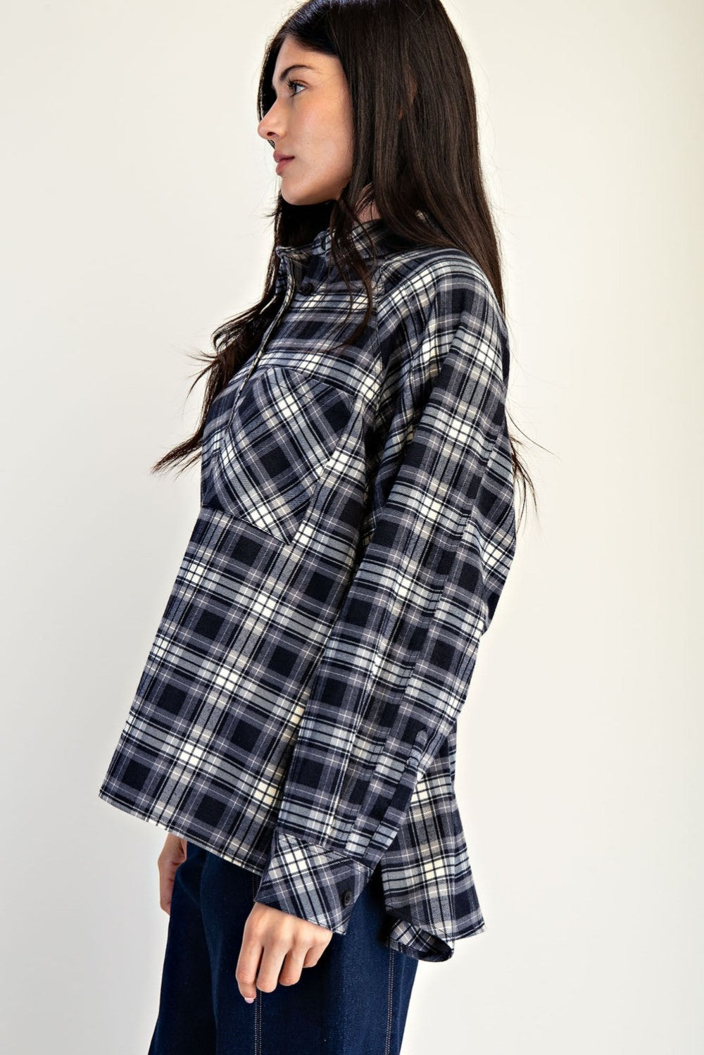 Plaid Button-Down