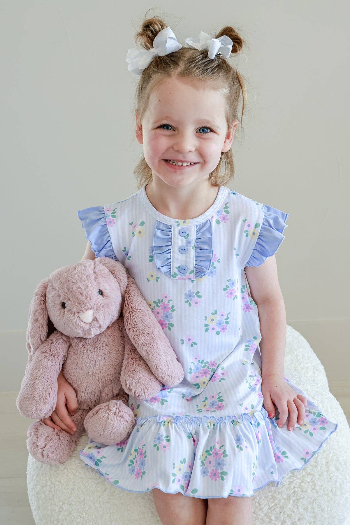 Heirloom Posies Flutter Sleeve Nightgown