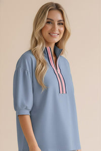 Henley Lightweight Sweatshirt