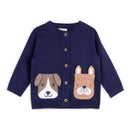 Puppy Pocket Baby Cardigan