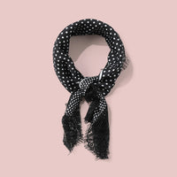 Lace Trim Square Scarf