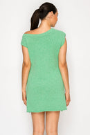 Terry One Shoulder Dress