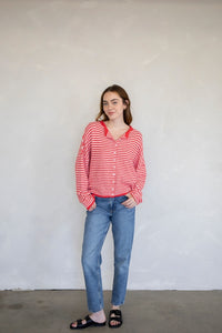 Striped Piper Cardigan