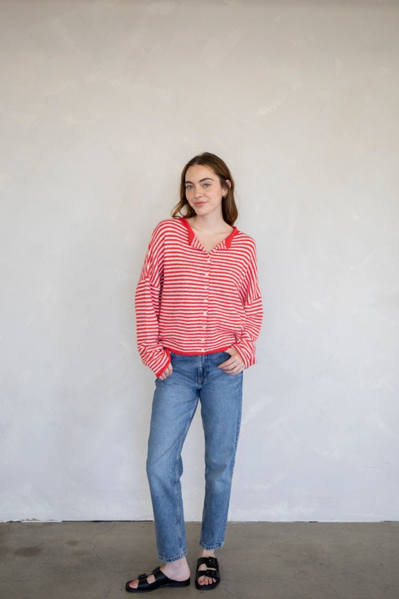 Striped Piper Cardigan