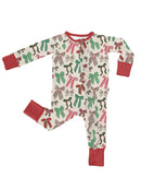 Holiday Bows Convertible Zip Romper