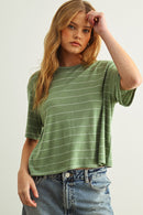 Striped Linen Top