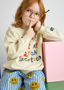 Ask Me About My Crayons Oversized Sweatshirt