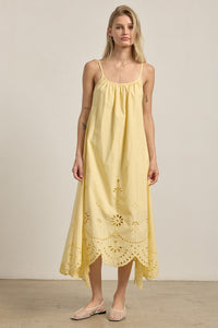 Asymmetrical Embroidered Dress